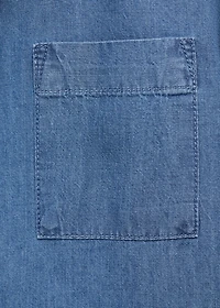 Cotton denim shirt