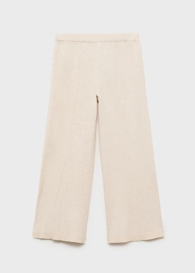 Straight cotton pants