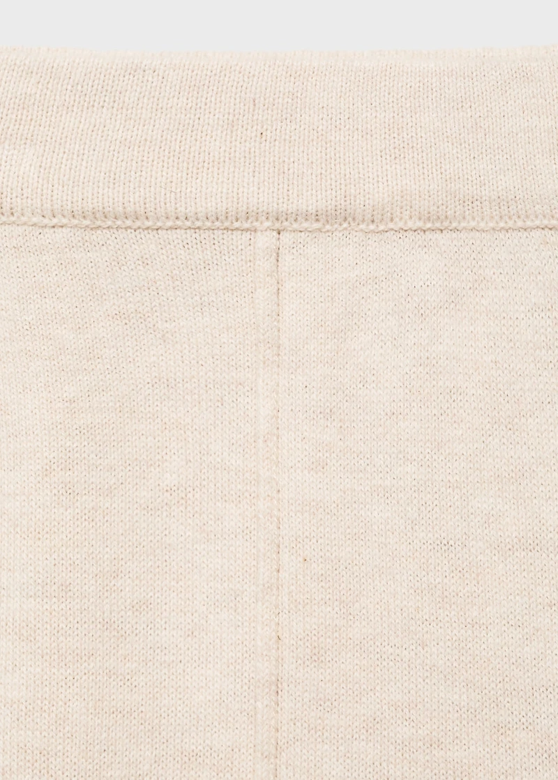 Straight cotton pants