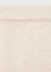 Straight cotton pants