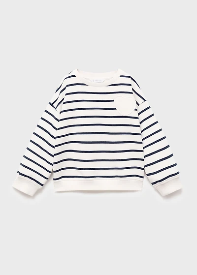 Sweatshirt with embroidered heart