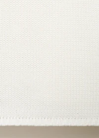 Knitted top with drawstring