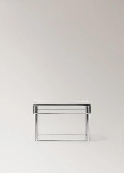 Small square metal box