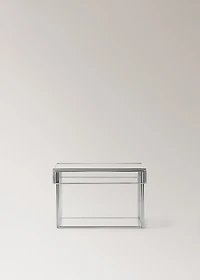 Small square metal box