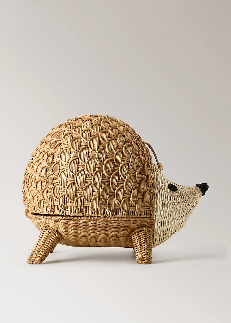 Rattan hedgehog children’s basket