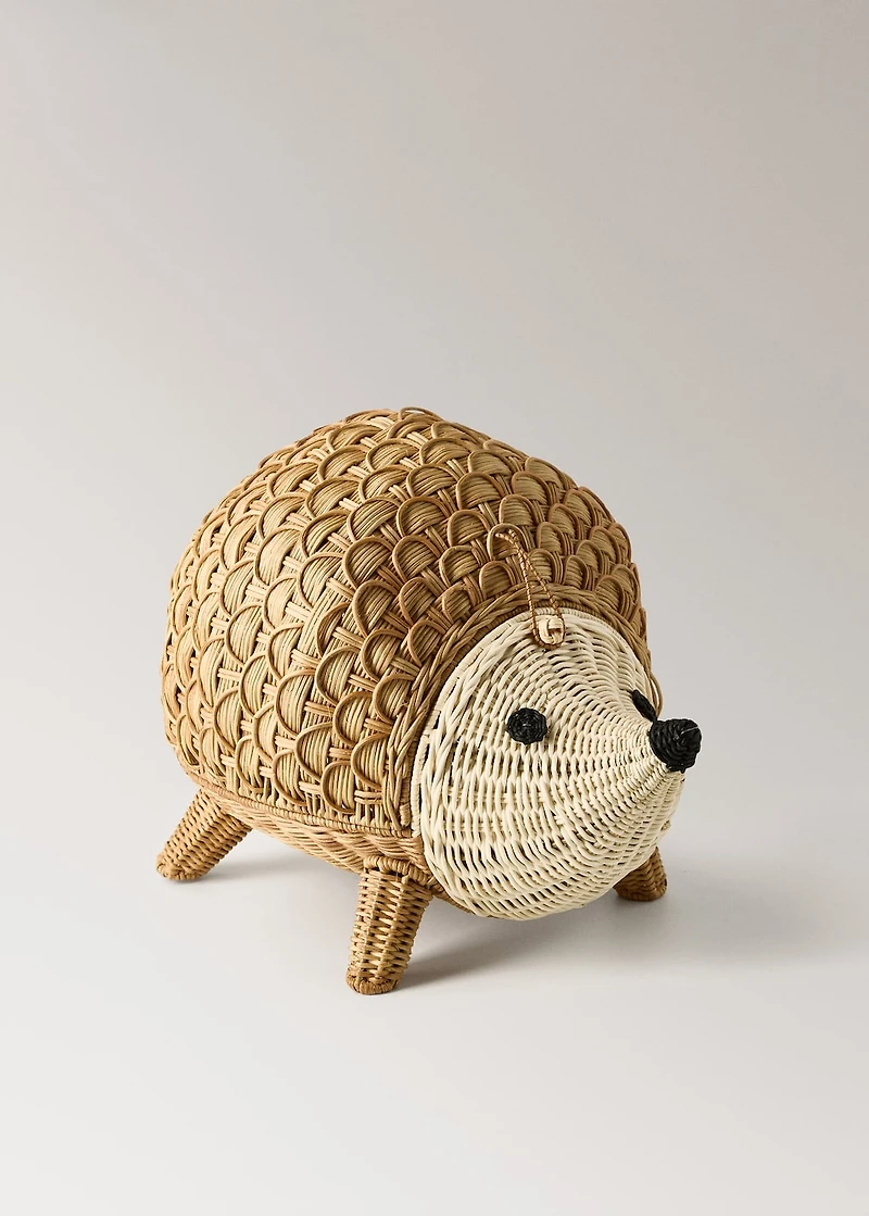 Rattan hedgehog children’s basket
