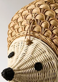Rattan hedgehog children’s basket