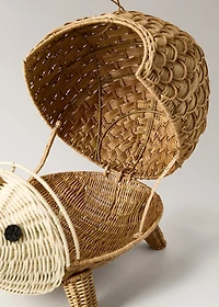 Rattan hedgehog children’s basket