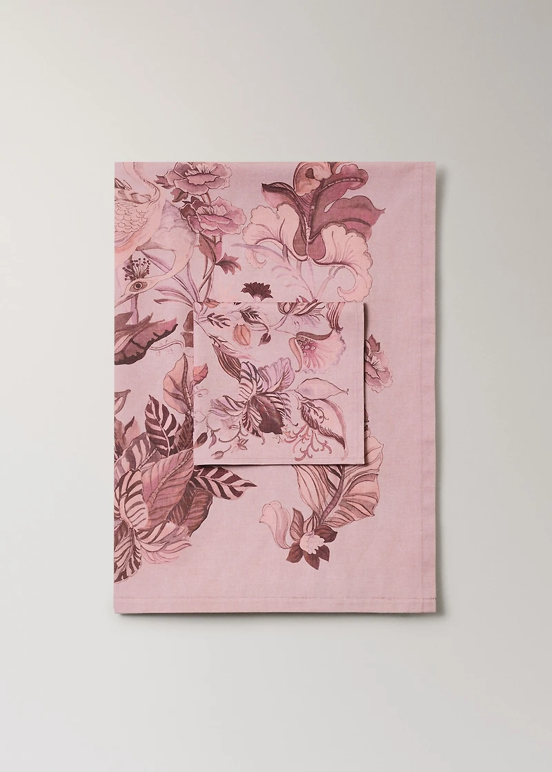 Printed cotton napkins