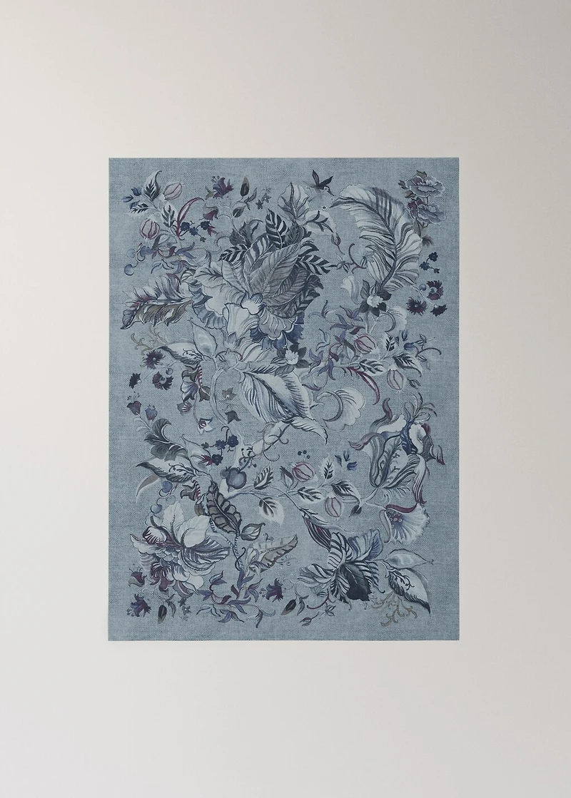 Cotton-linen printed dish cloth