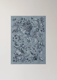 Cotton-linen printed dish cloth