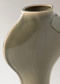 Small stoneware vase