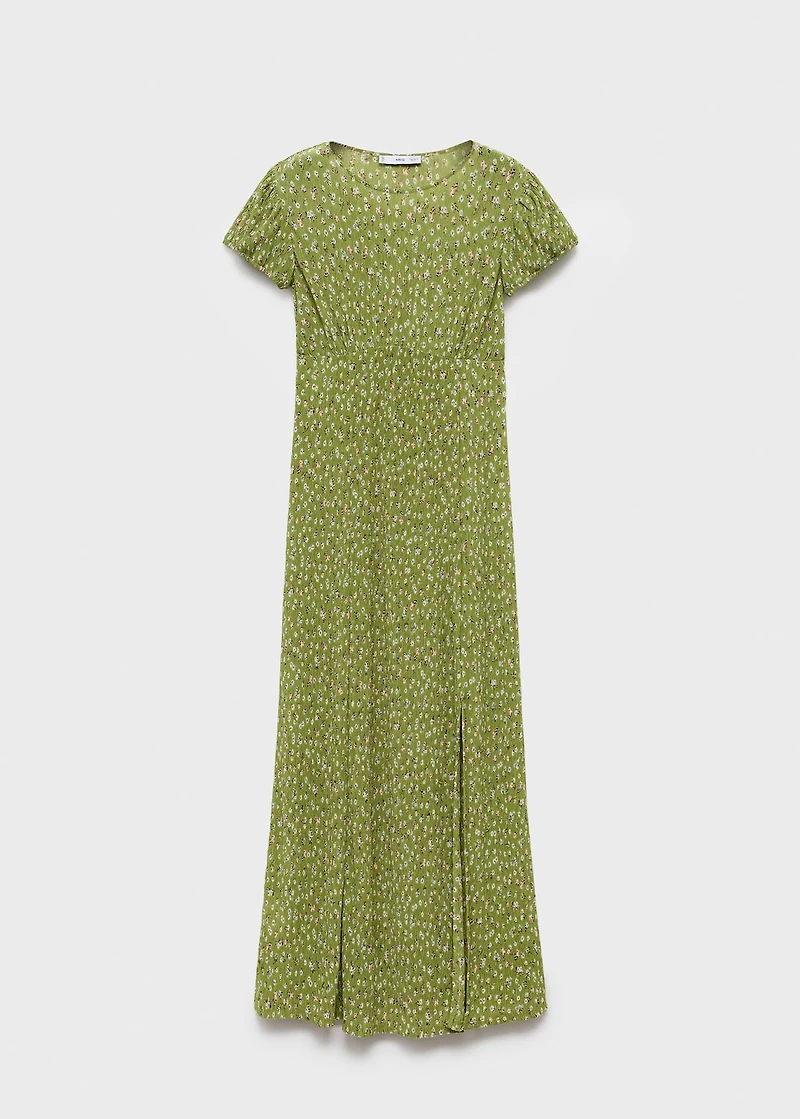 Floral-print maternity dress