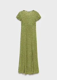 Floral-print maternity dress