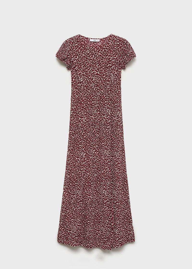 Floral-print maternity dress