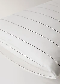 Cotton striped pillowcase 60x60 cm