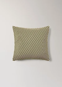 Children’s checked striped cushion cover 40x40 cm