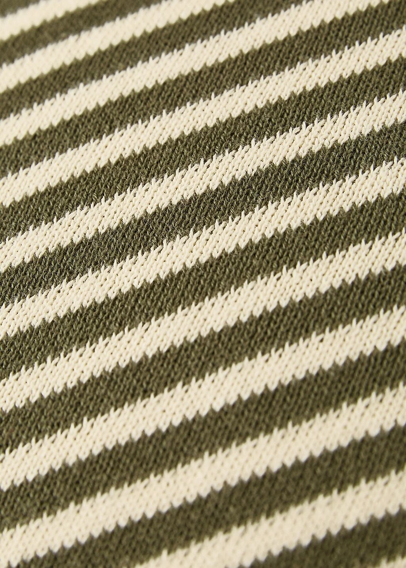 Children’s checked striped cushion cover 40x40 cm