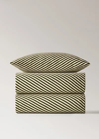 Children’s checked striped cushion cover 40x40 cm