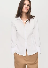 Slim-fit poplin shirt