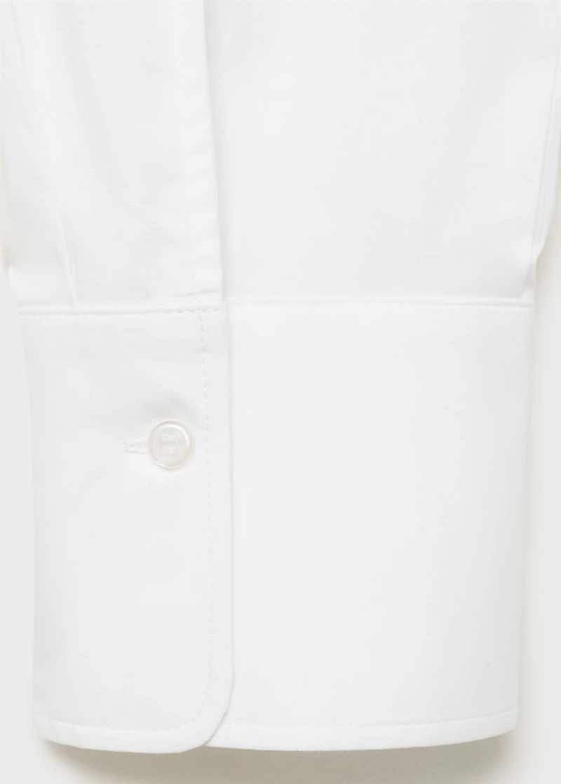 Slim-fit poplin shirt