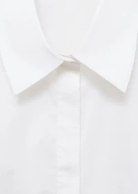 Slim-fit poplin shirt