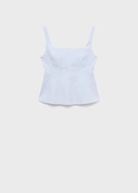 Cotton A-line top