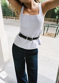 Cotton A-line top