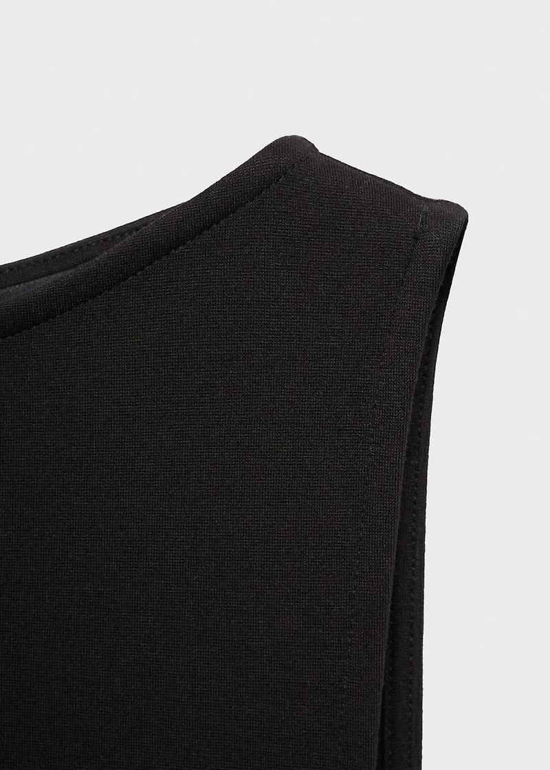 Long jumpsuit with belt and buckle