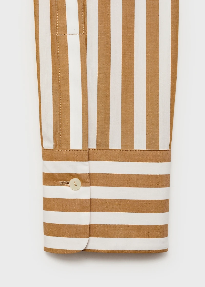 Oversize striped shirt