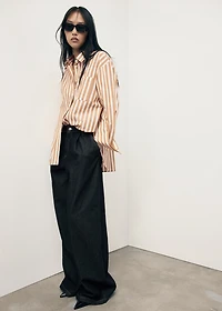 Oversize striped shirt