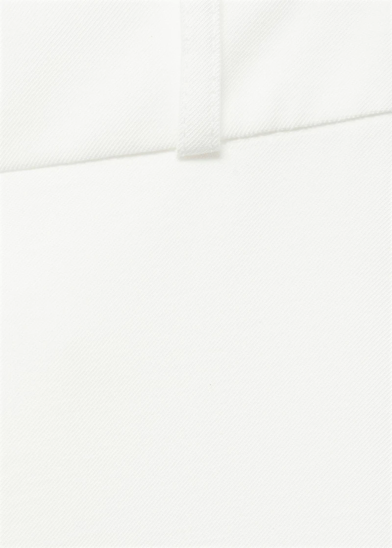 Straight-leg pants with belt loops