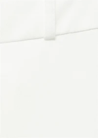 Straight-leg pants with belt loops