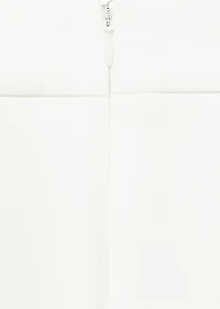 Straight-leg pants with belt loops