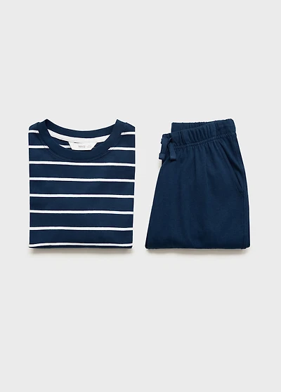 Striped long pyjamas