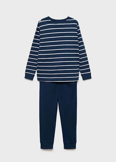 Striped long pyjamas