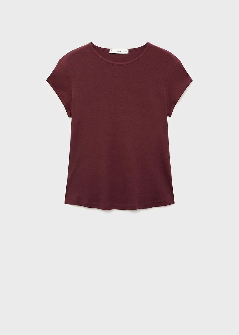 Short-sleeved cotton t-shirt