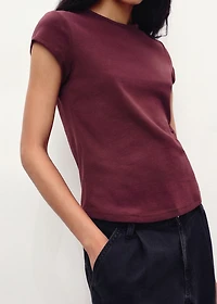 Short-sleeved cotton t-shirt