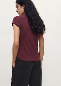 Short-sleeved cotton t-shirt