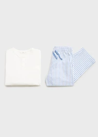 Striped long pyjamas