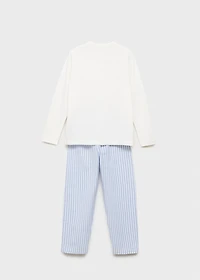Striped long pyjamas