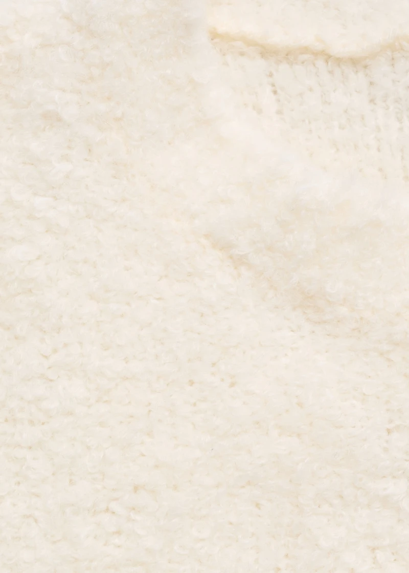 Bouclé-effect sweater