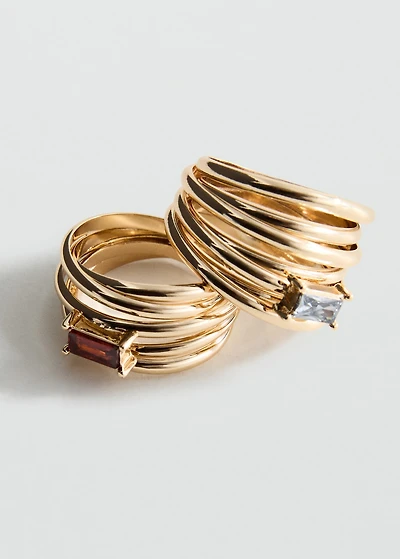 Set of 2 combined rings