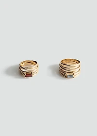 Set of 2 combined rings