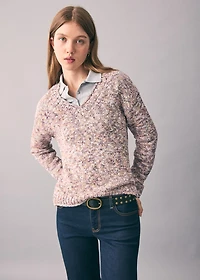 Flecked sweater