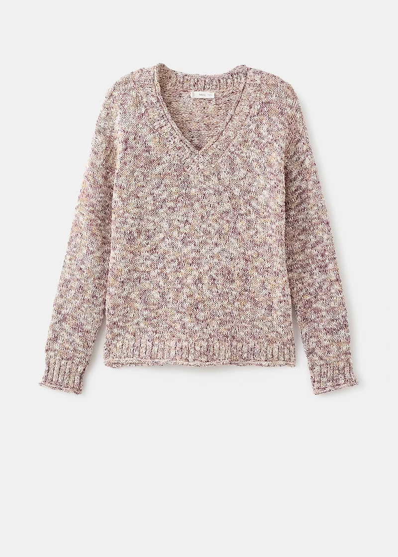 Flecked sweater