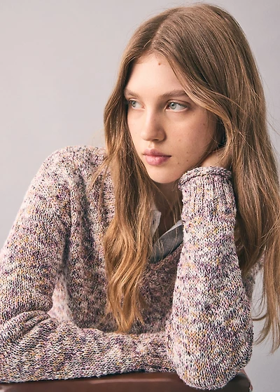 Flecked sweater