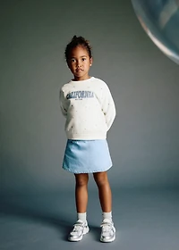 Hearts printed sweatshirt