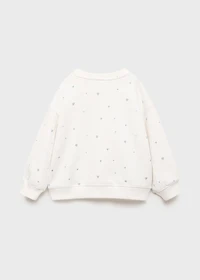 Hearts printed sweatshirt
