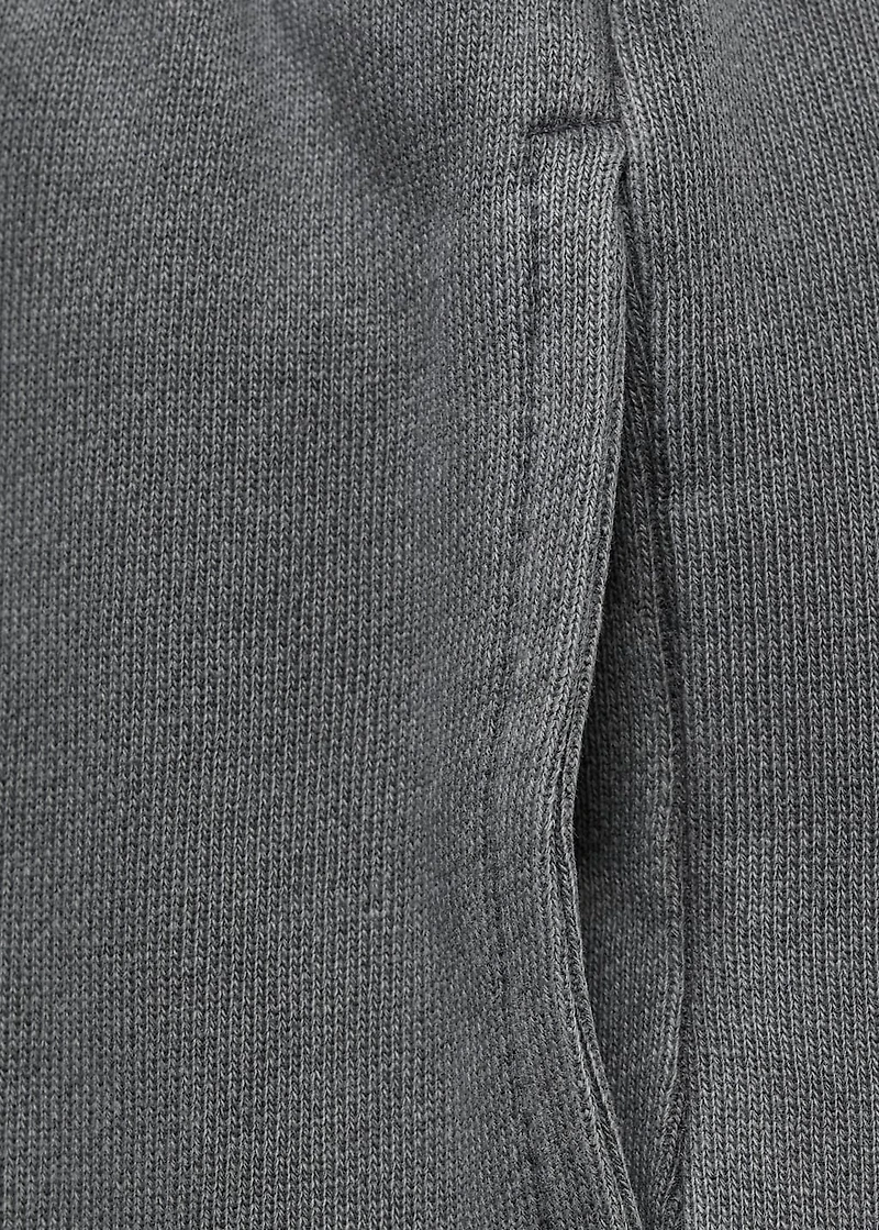 Wide-leg joggers with seam detail